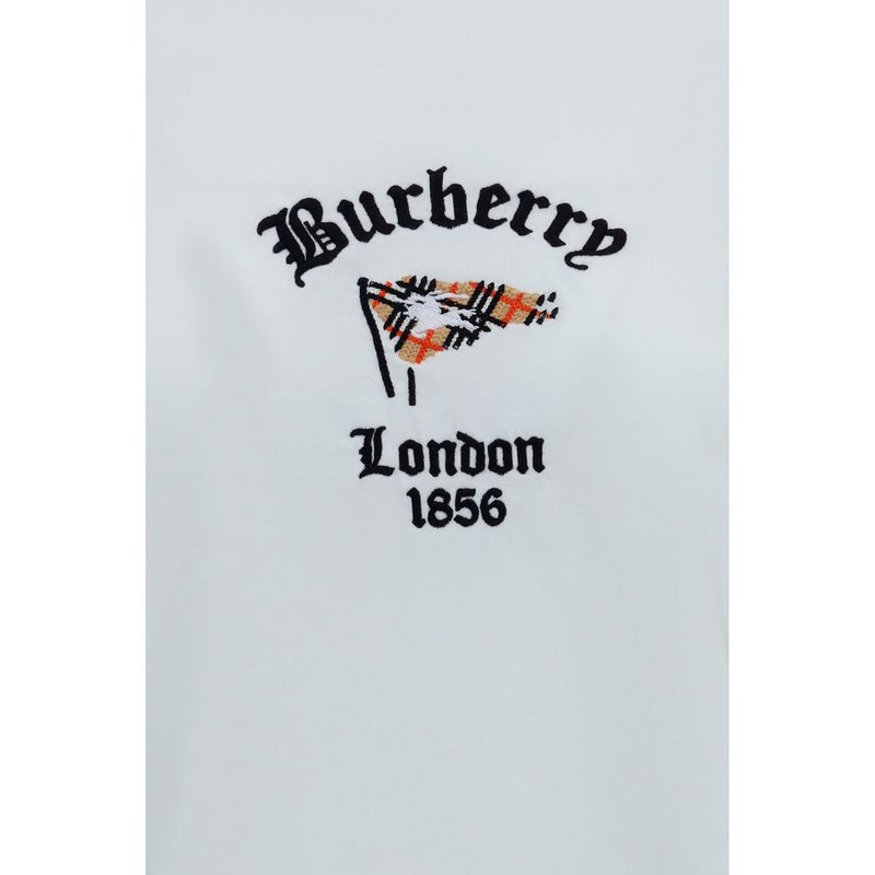 Burberry White Cotton T-Shirt