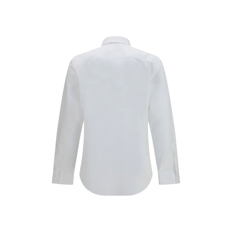 Burberry White Cotton Dress Shirt