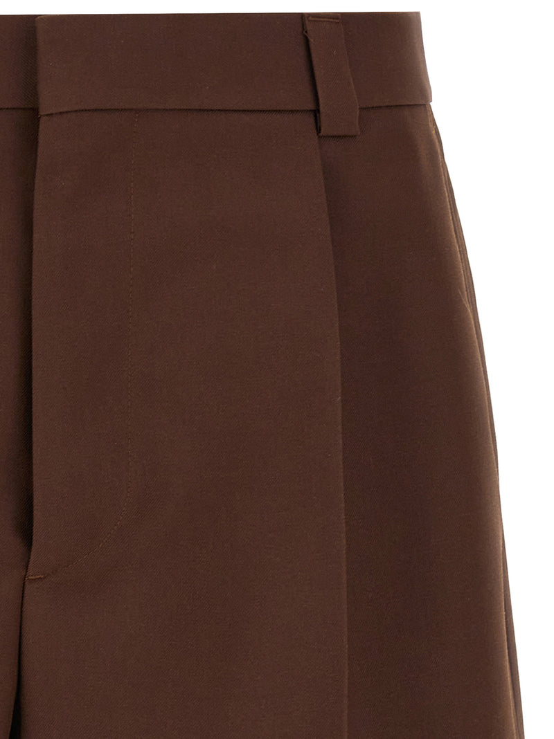 Gucci Brown Wool Bermuda Shorts