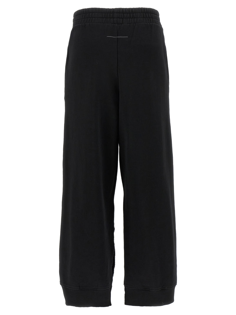 MM6 Maison Margiela Black Cotton Joggers (Workout Pants)