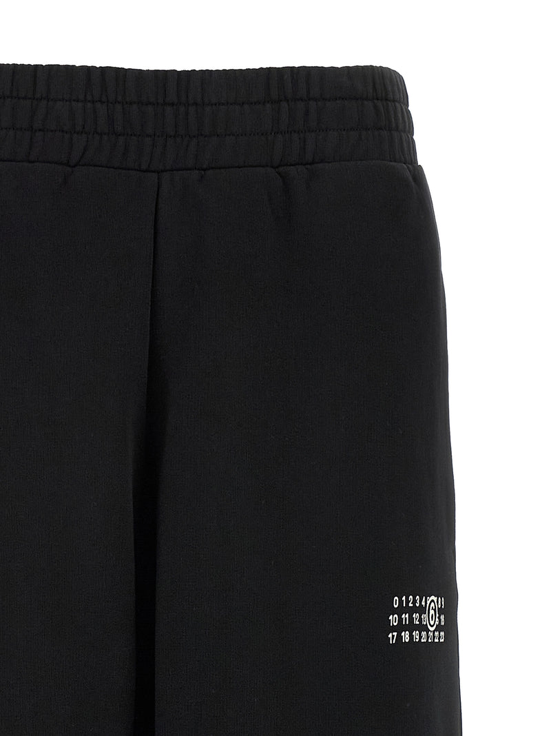 MM6 Maison Margiela Black Cotton Joggers (Workout Pants)