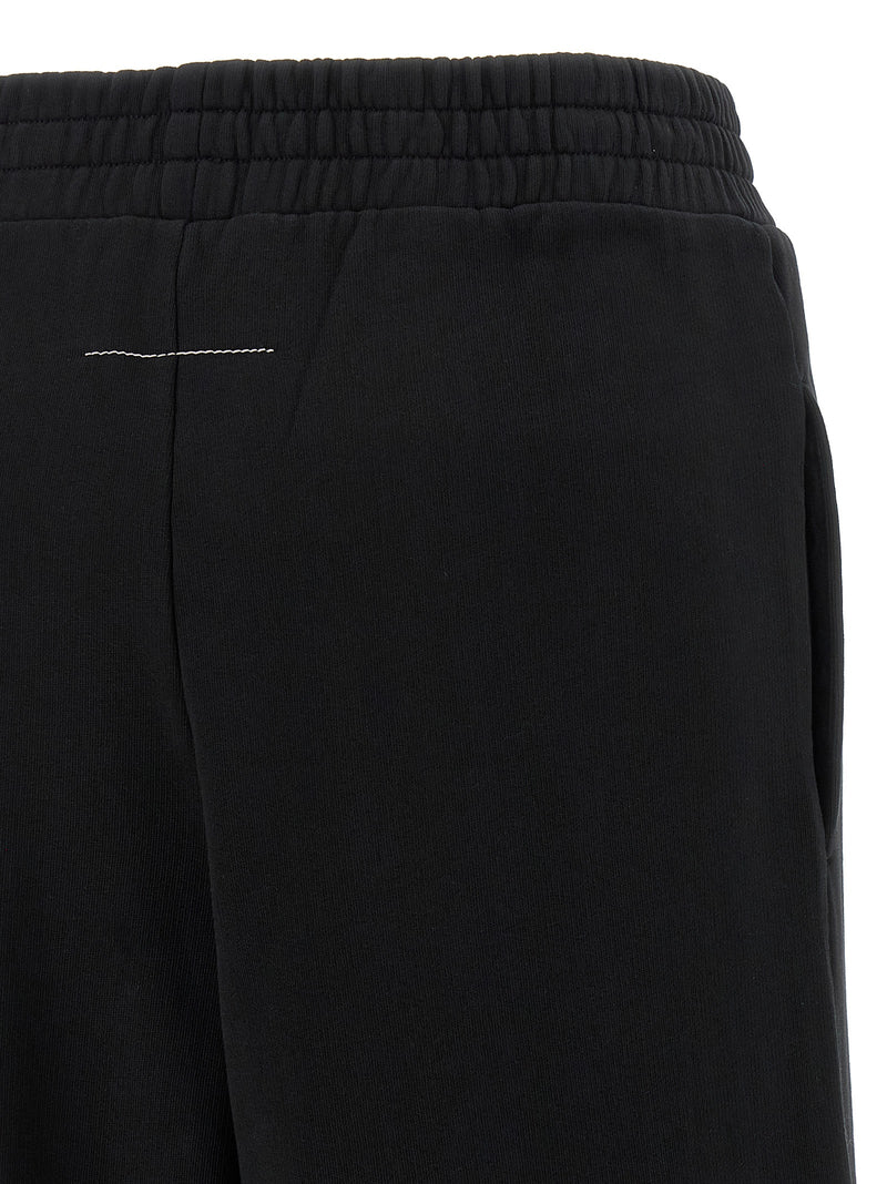 MM6 Maison Margiela Black Cotton Joggers (Workout Pants)