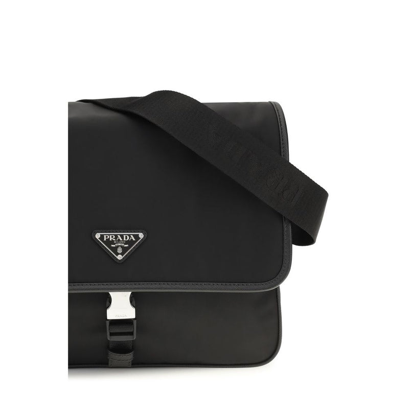 Prada Black Recycled Polyamide Shoulder Bag
