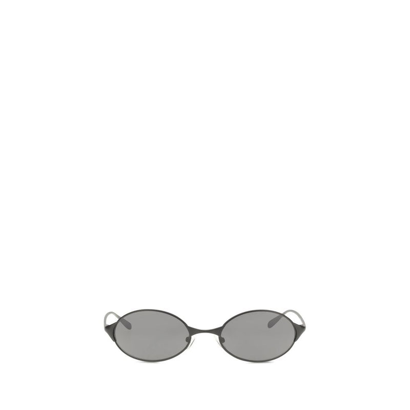 Alexander McQueen Gray Metal Sunglasses