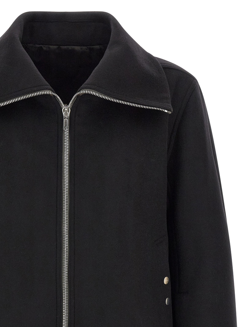Rick Owens Black Virgin Wool Bomber