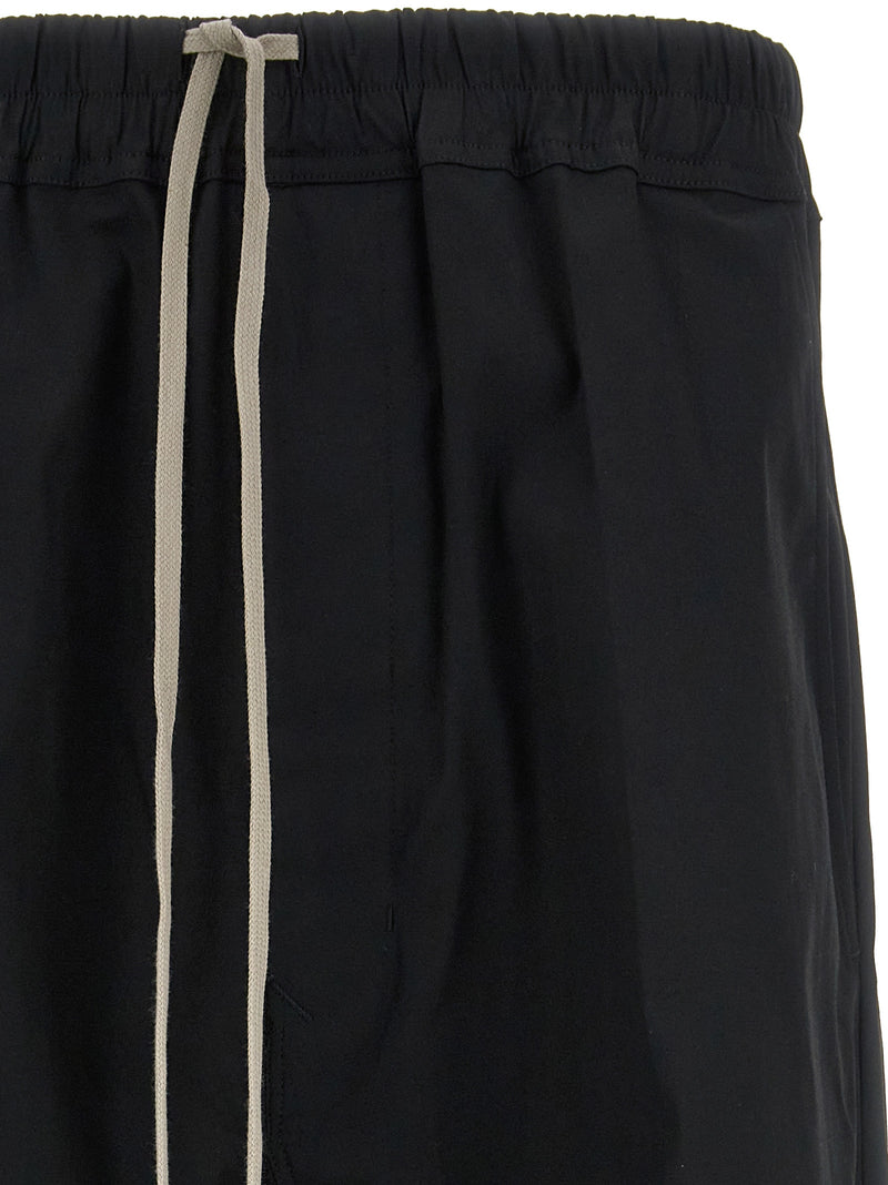 Rick Owens Black Cotton Casual Pants