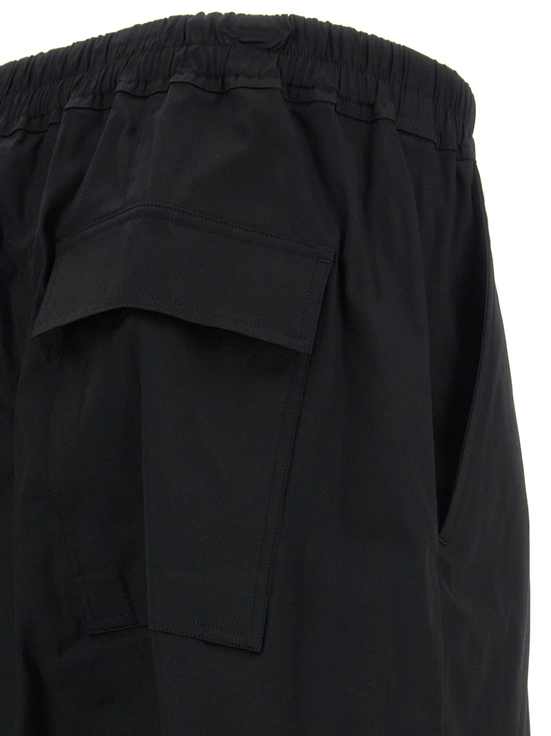 Rick Owens Black Cotton Casual Pants
