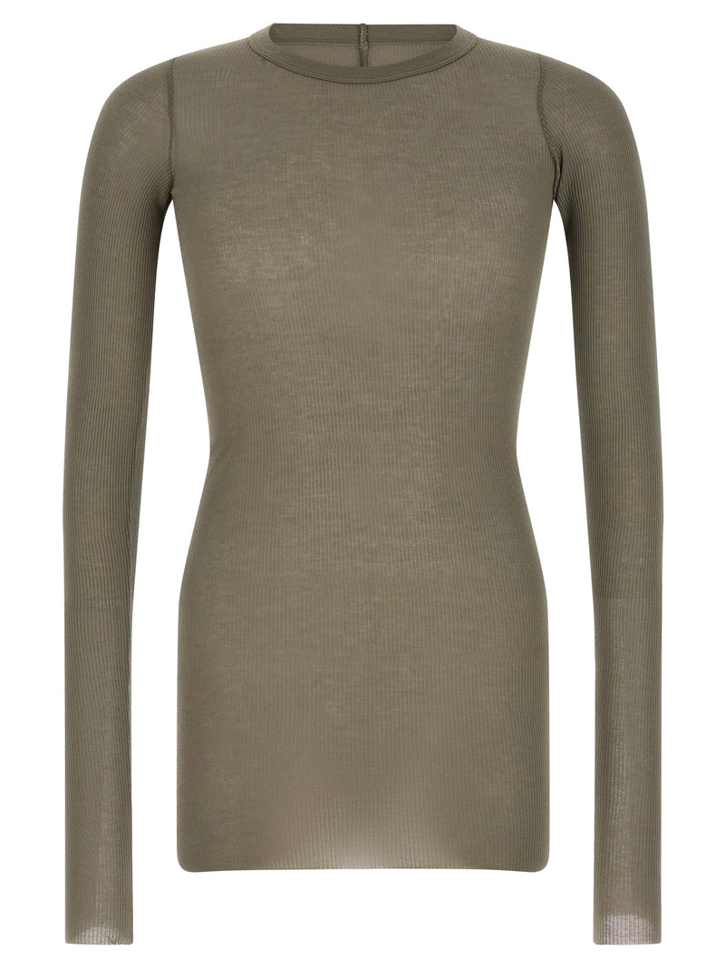 Rick Owens Gray Viscose T-Shirt