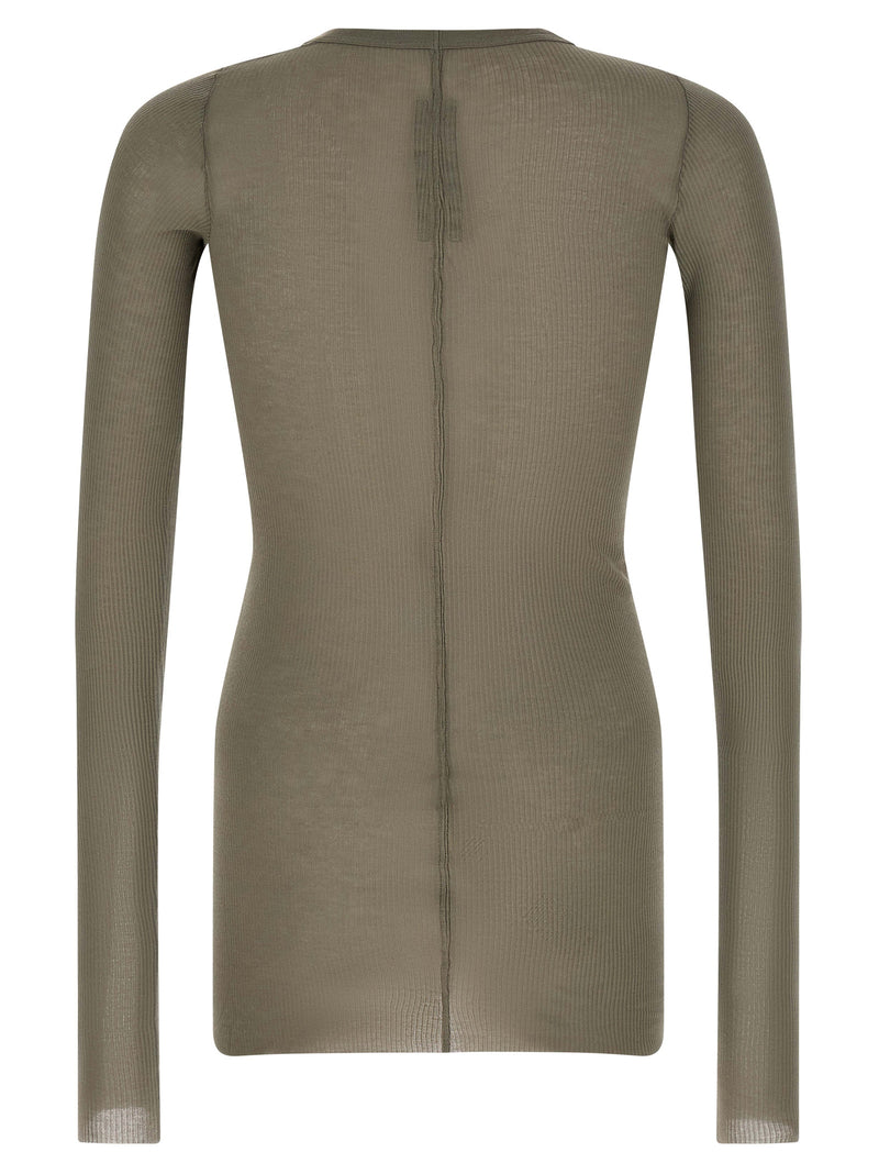 Rick Owens Gray Viscose T-Shirt