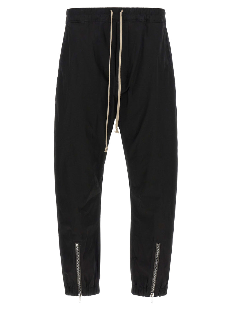 Rick Owens Black Cotton Joggers (Workout Pants)
