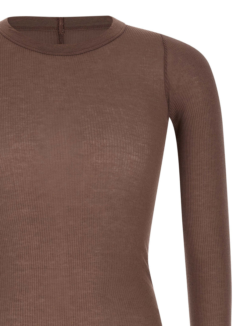 Rick Owens Purple Viscose T-Shirt