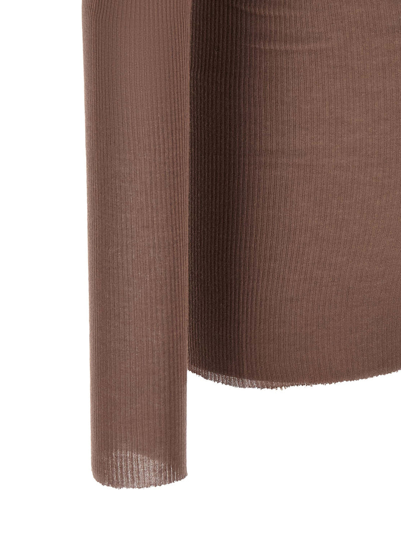 Rick Owens Purple Viscose T-Shirt