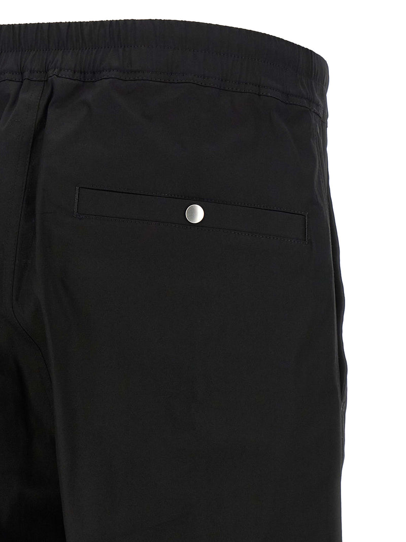 Rick Owens Black Cotton Joggers (Workout Pants)
