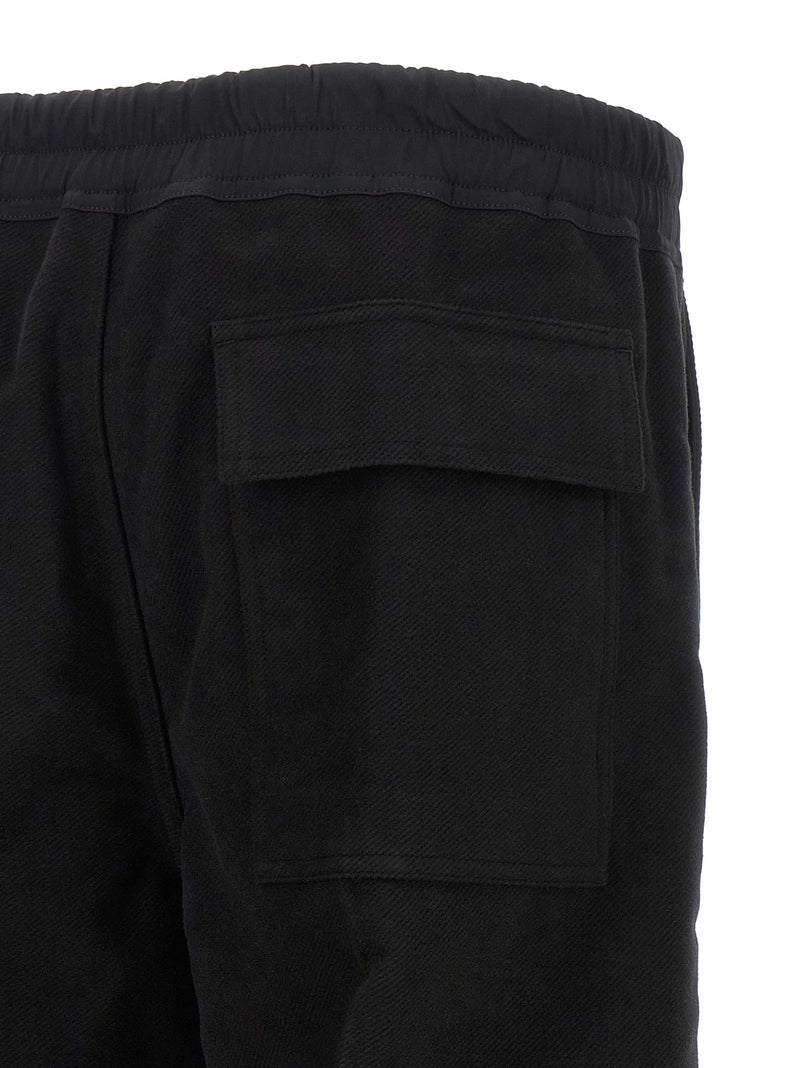 Rick Owens Black Cotton Casual Pants