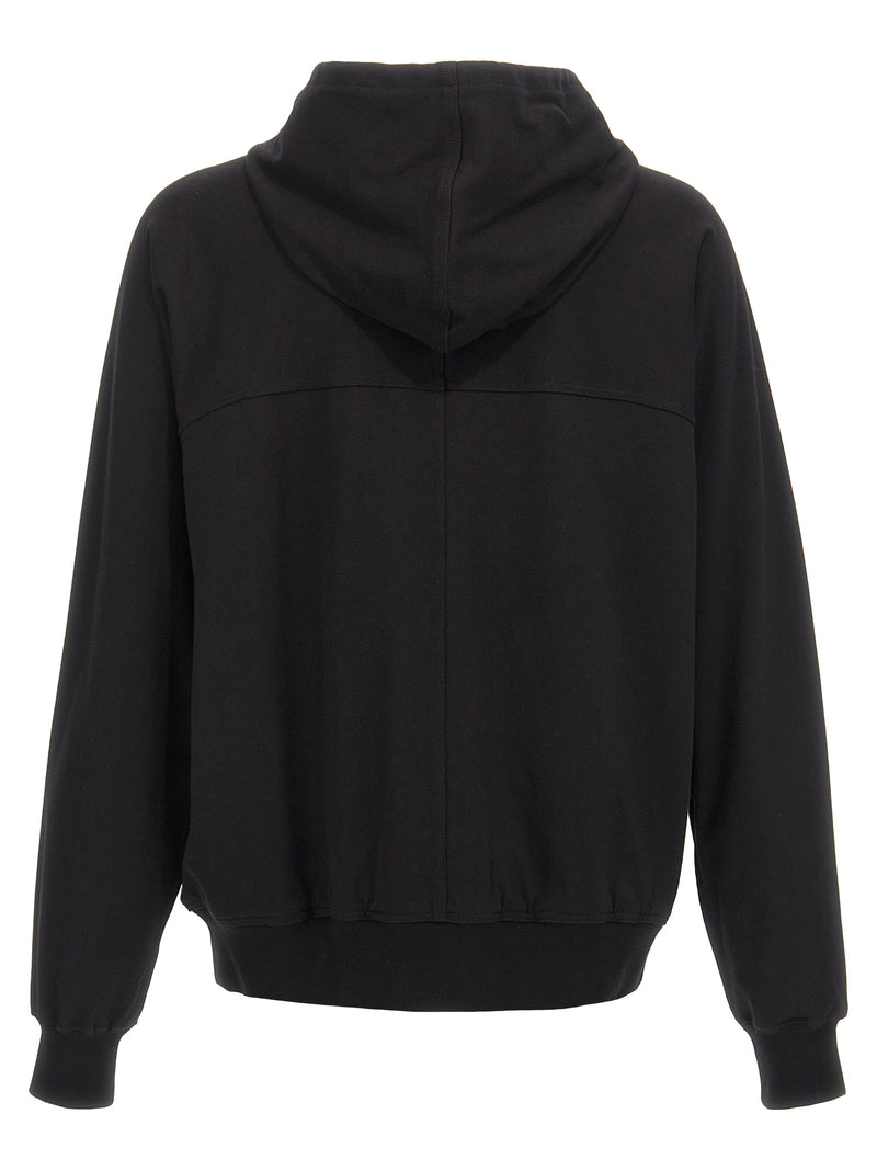 Rick Owens Black Cotton Hoodie