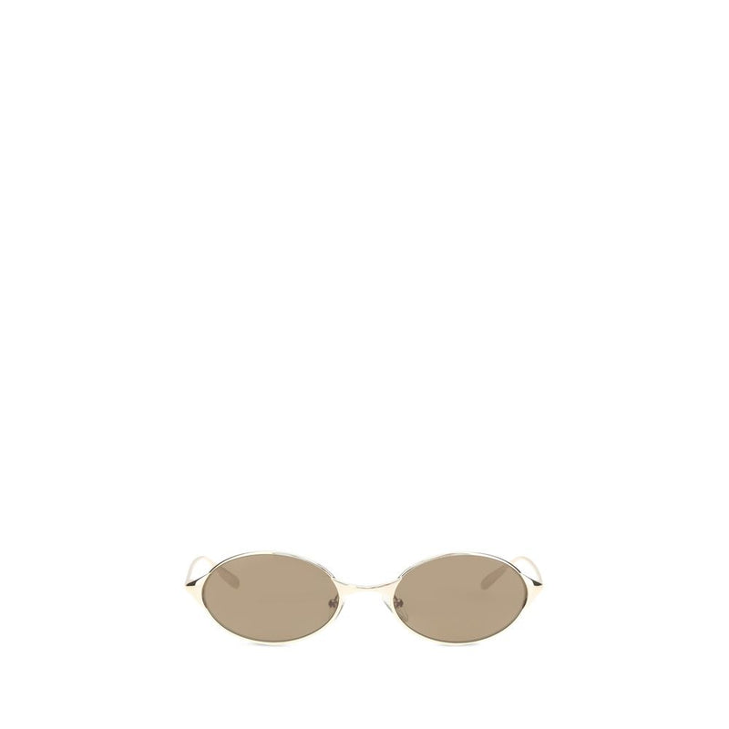 Alexander McQueen Gold Metal Sunglasses