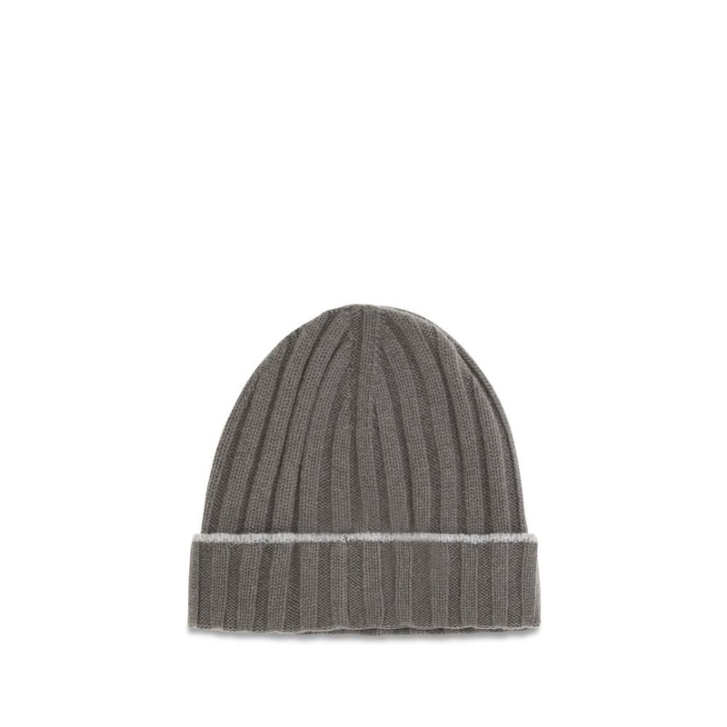 Brunello Cucinelli Bicolor Cashmere Beanie
