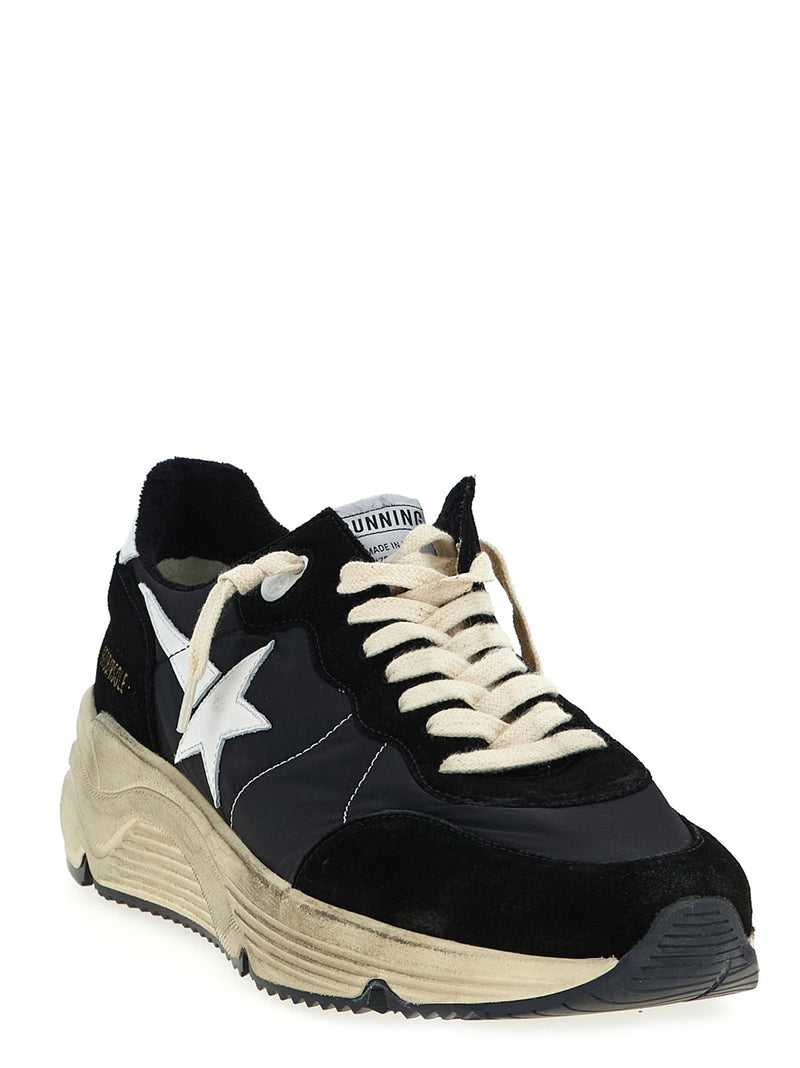 Golden Goose Bicolor Polyester Athletic Sneakers