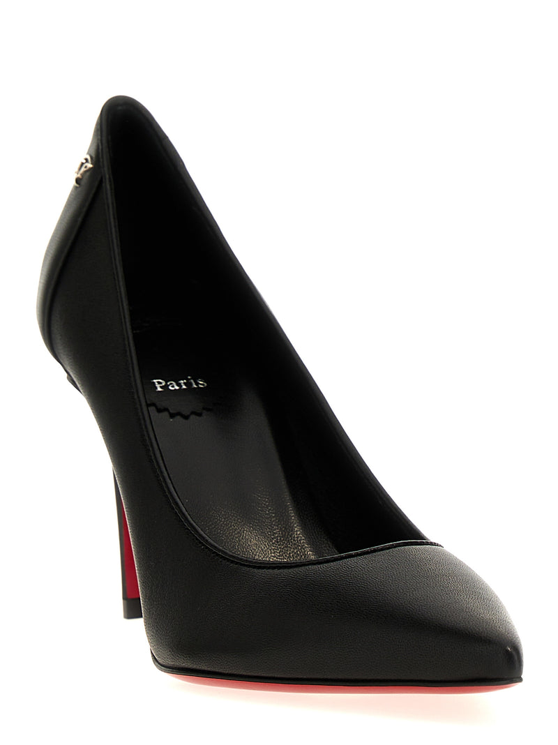Christian Louboutin Black Napa Leather / Calf Bos Taurus High Heel Pumps