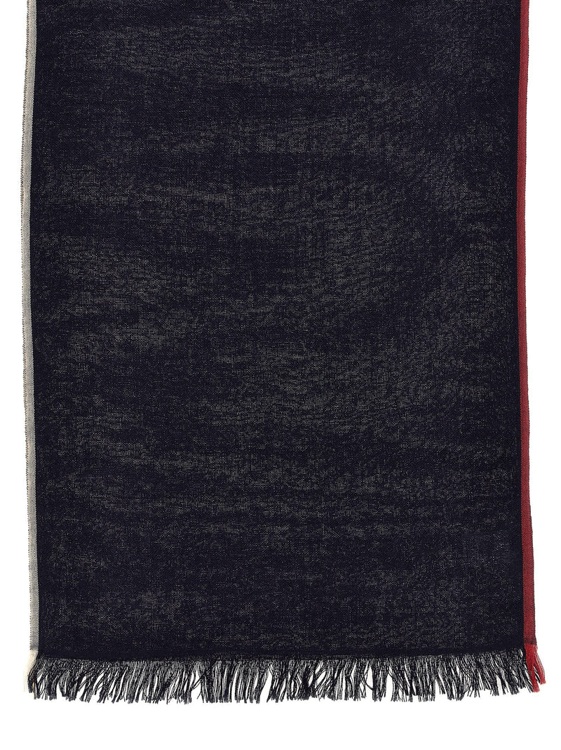 Brunello Cucinelli Blue Cashmere Scarf