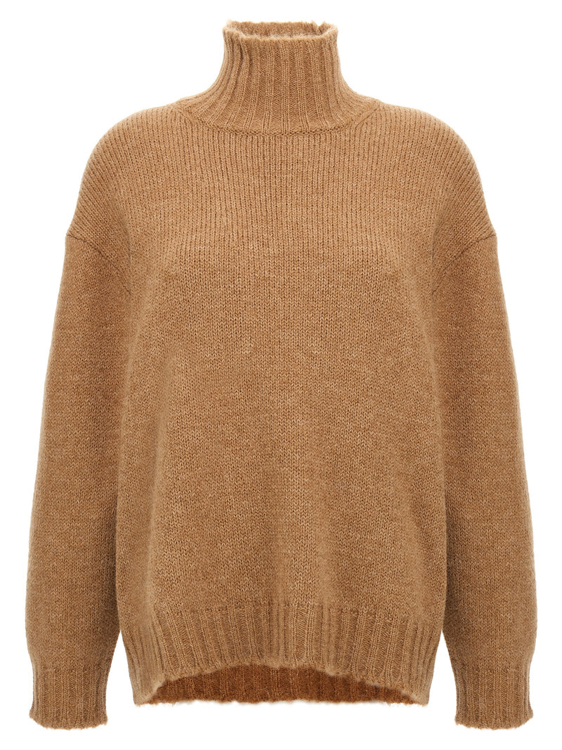 Jil Sander Beige Wool Cardigan