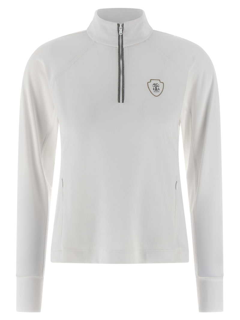 Brunello Cucinelli White Polyamide Cardigan