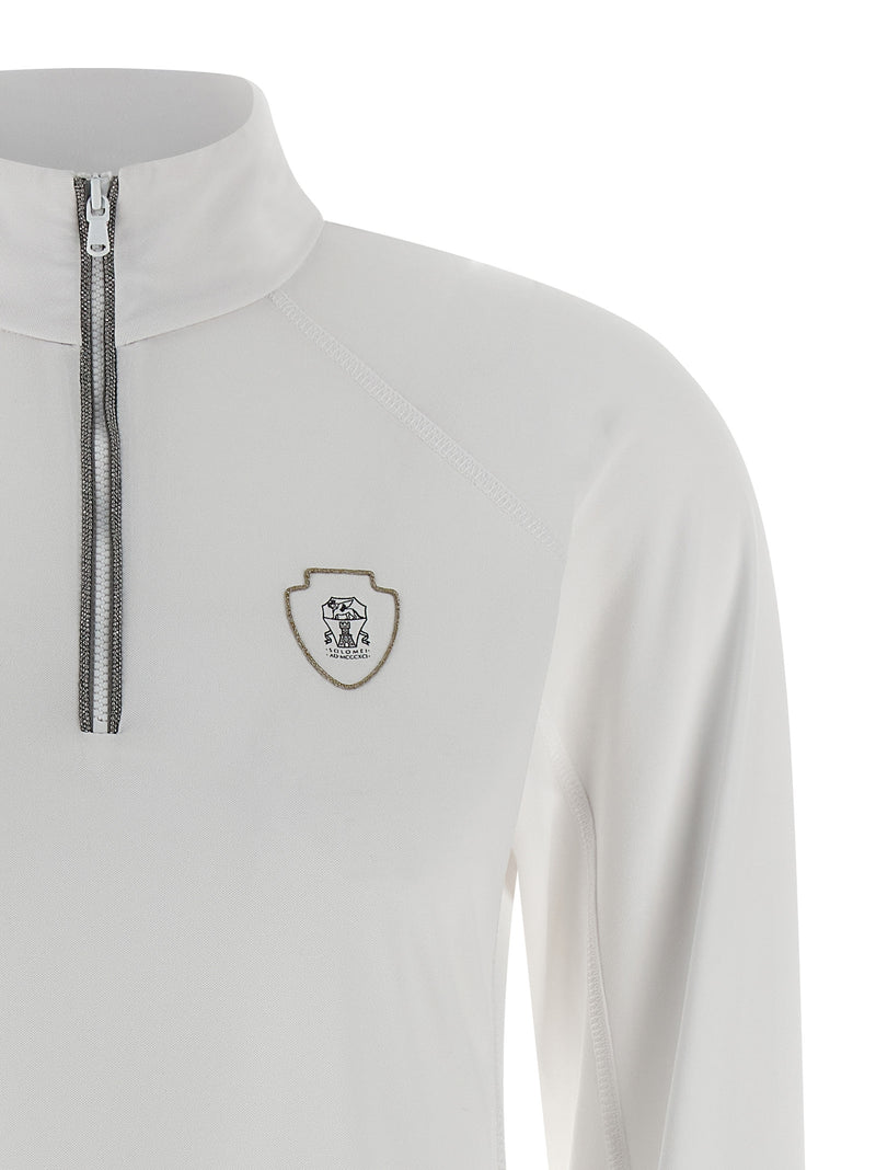 Brunello Cucinelli White Polyamide Cardigan
