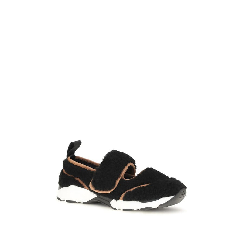 Marni Black Polyamide Athletic Sneakers