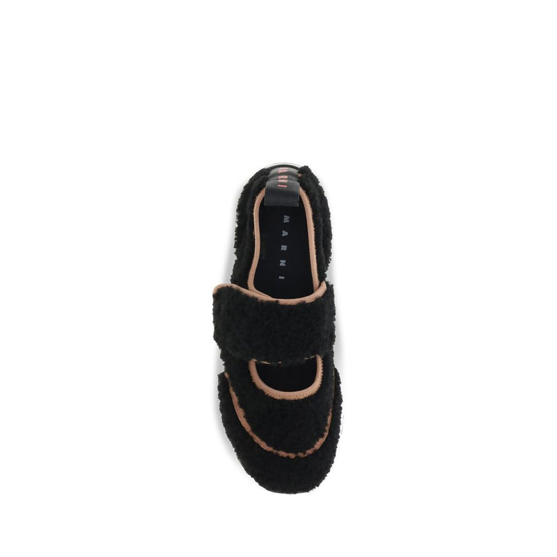Marni Black Polyamide Athletic Sneakers