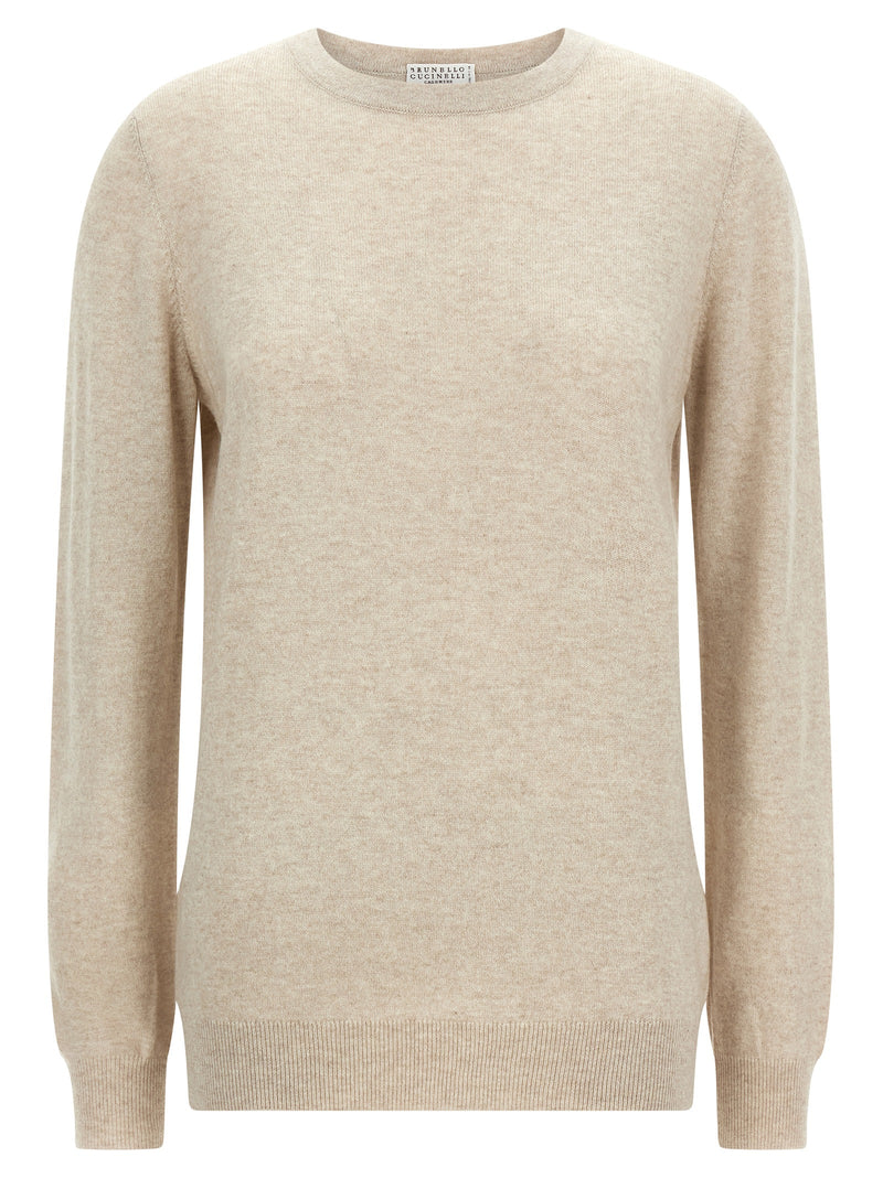 Brunello Cucinelli Beige Cashmere Cardigan