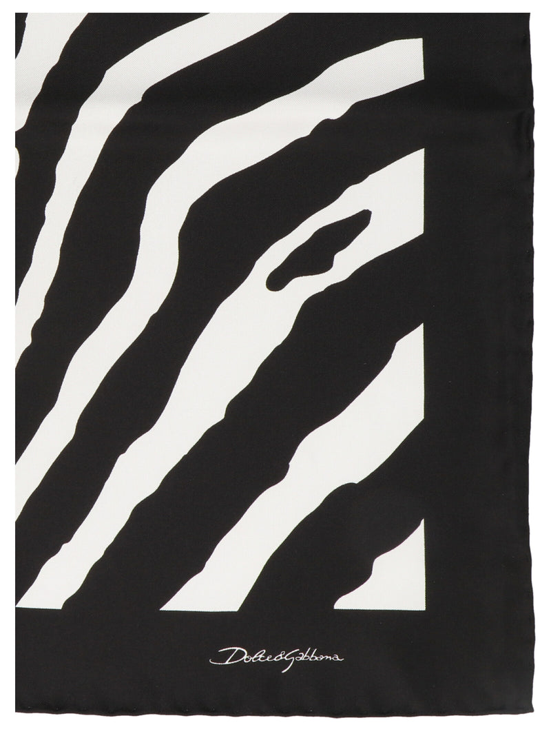 Dolce & Gabbana Bicolor Silk Scarf