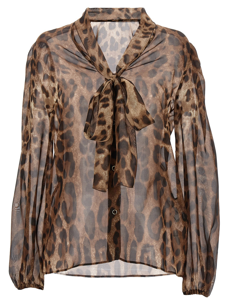 Dolce & Gabbana Multicolor Silk Blouse