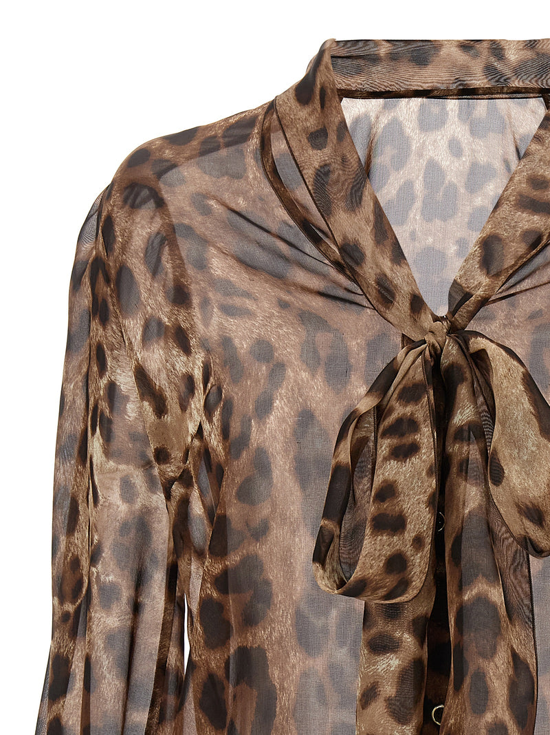 Dolce & Gabbana Multicolor Silk Blouse