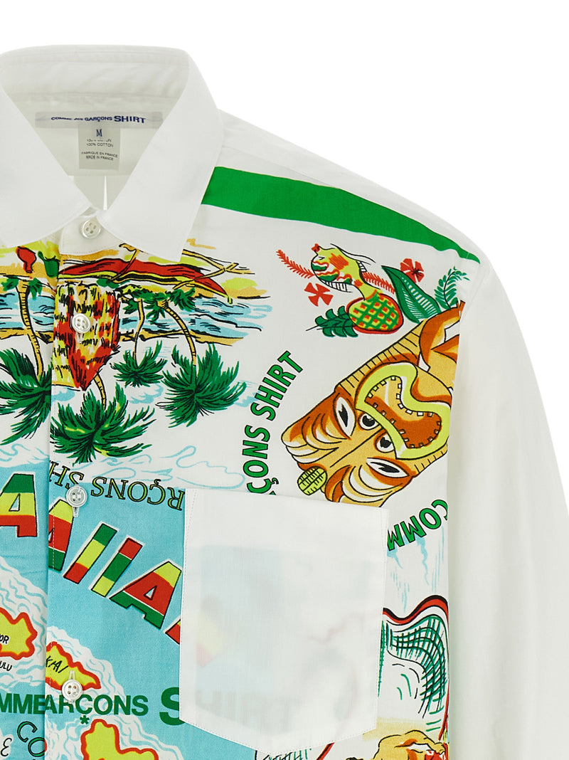 Comme Des Garçons Multicolor Cotton Blouse
