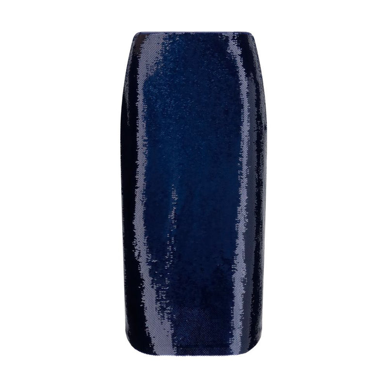 Tom Ford Blue Silk Midi Skirt