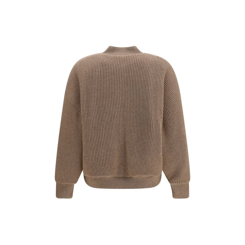 Brunello Cucinelli Beige Cashmere Bomber
