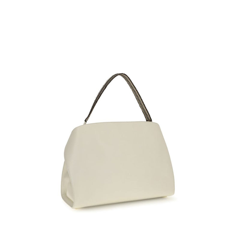 Ferragamo Beige Calf Leather Bos Taurus Shoulder Bag