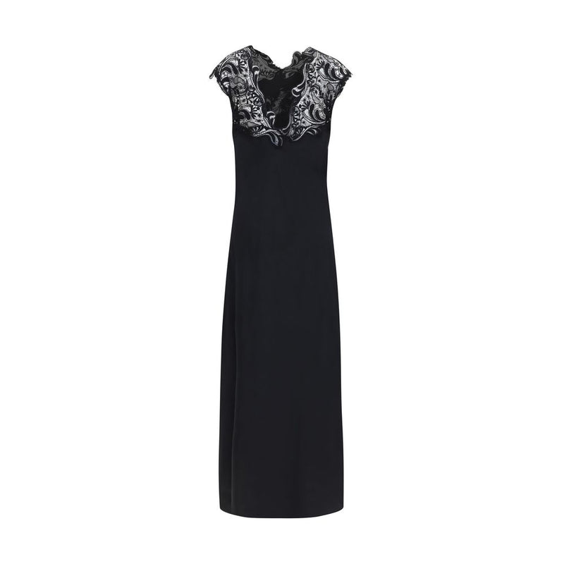 Ferragamo Black Silk Cocktail Dress