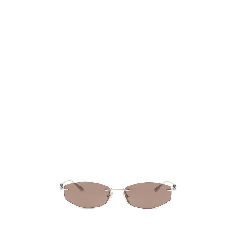 Balenciaga Silver Metal Sunglasses