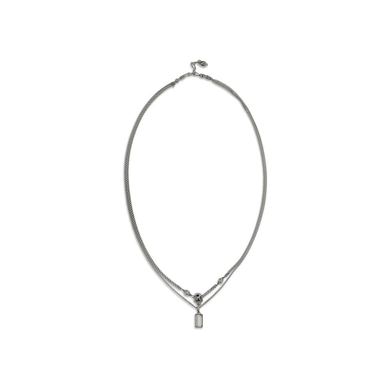Alexander McQueen Silver Brass Necklace