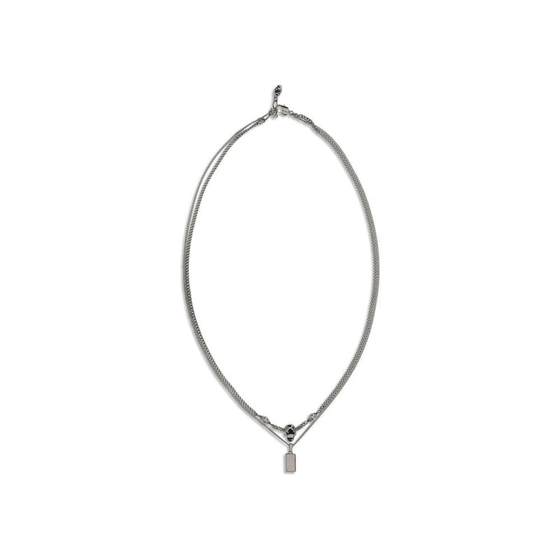 Alexander McQueen Silver Brass Necklace