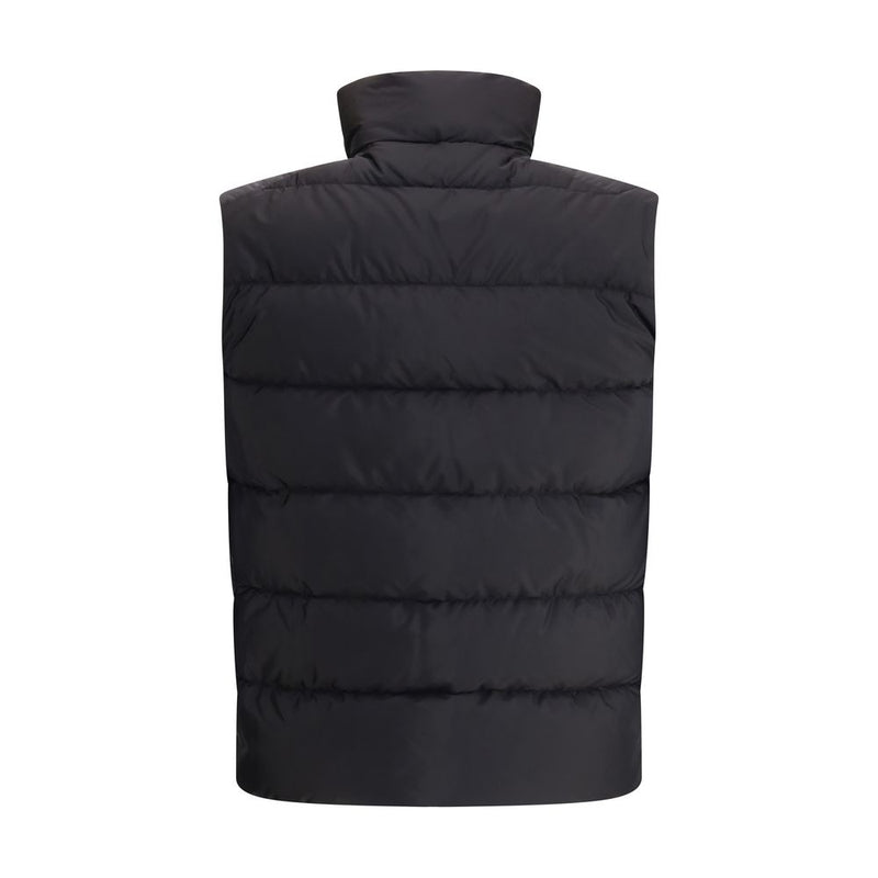 Prada Black Recycled Polyamide Sleeveless Jacket