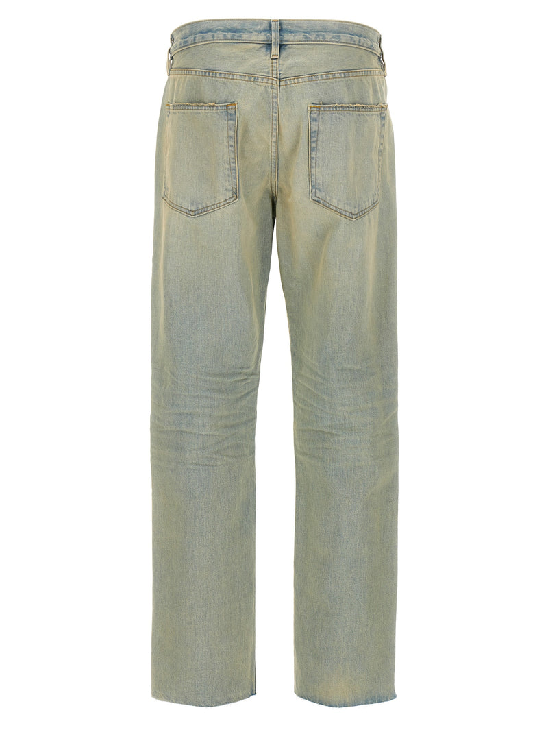 Fear Of God Blue Cotton Straight-Leg Jeans