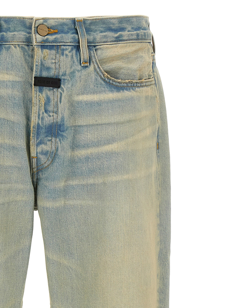 Fear Of God Blue Cotton Straight-Leg Jeans