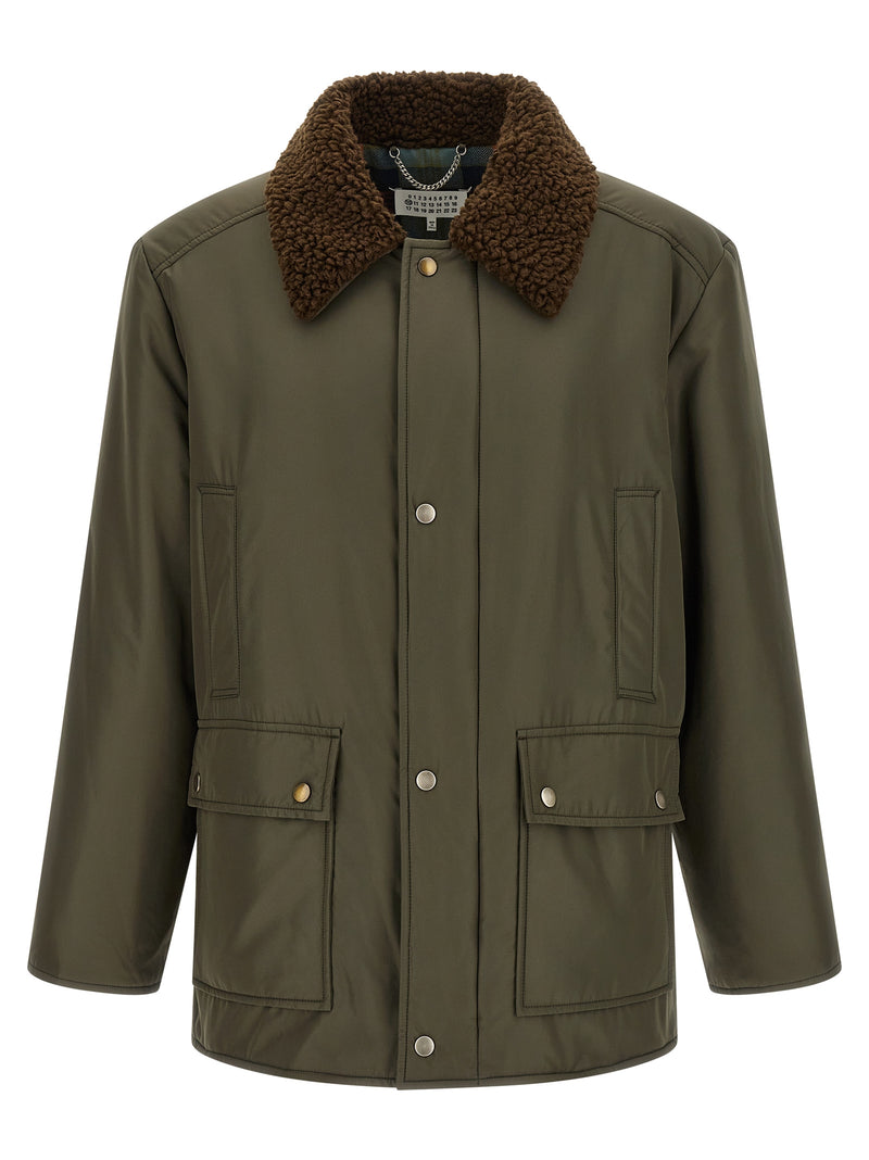 Maison Margiela Bicolor Polyester Parka