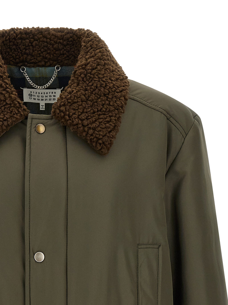 Maison Margiela Bicolor Polyester Parka