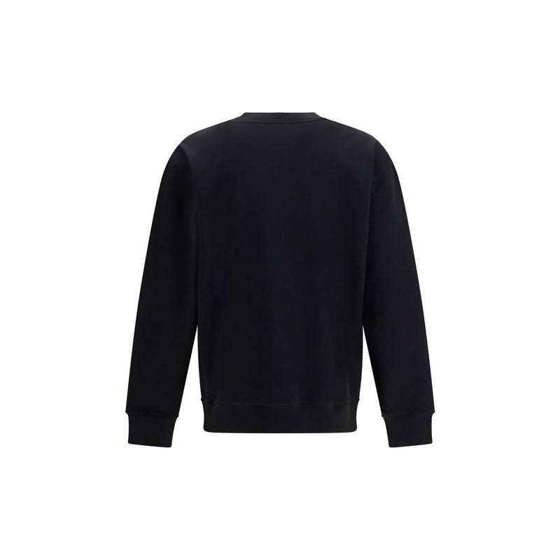 Balmain Black Cotton Sweatshirt
