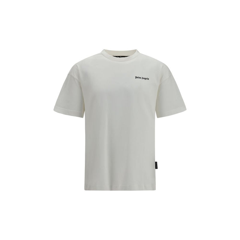 Palm Angels White Cotton T-Shirt