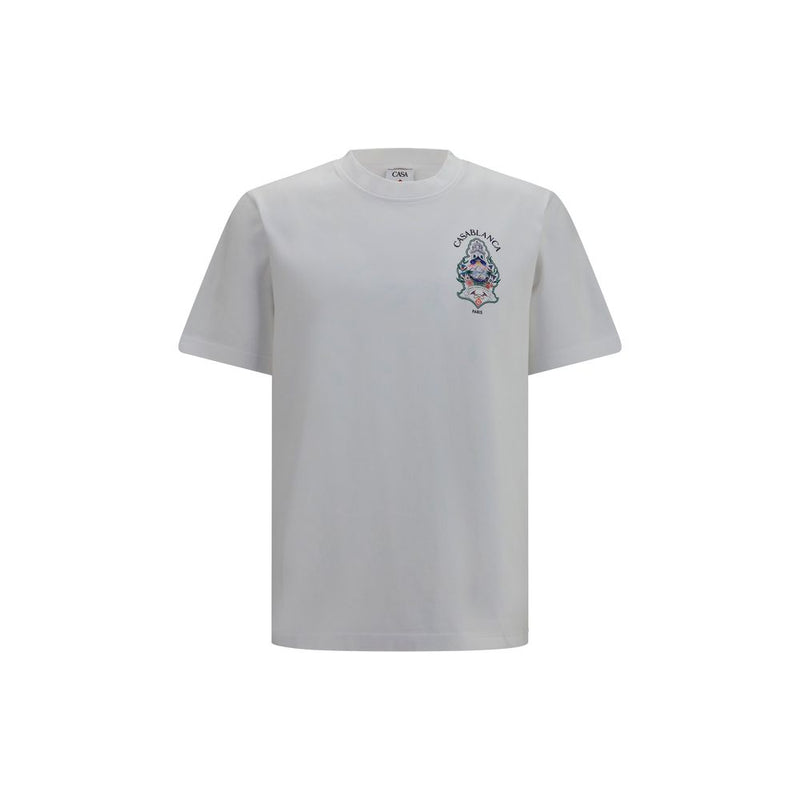 Casablanca White Cotton T-Shirt