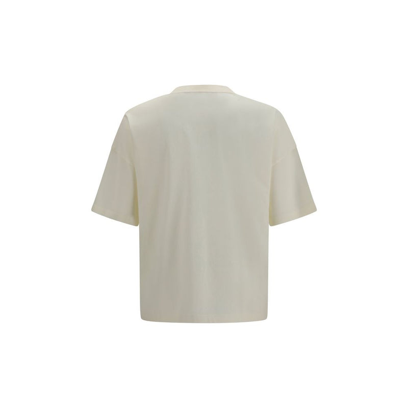 Palm Angels Beige Cotton T-Shirt